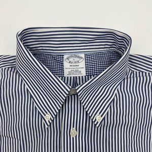 Brookes Brothers - Polo Oxford Regent - Blue Stripe